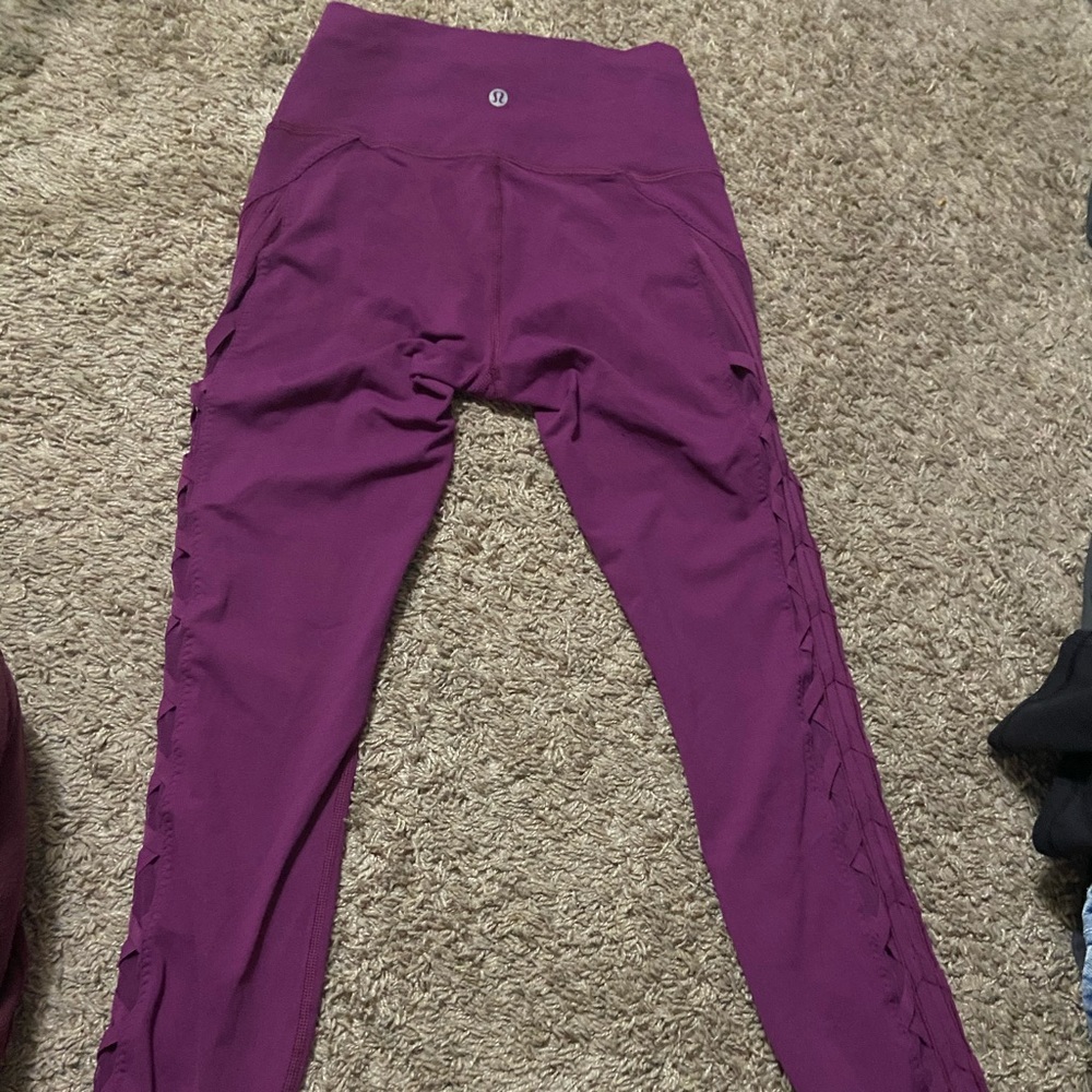 Super cute purple Lululemon’s size 4
